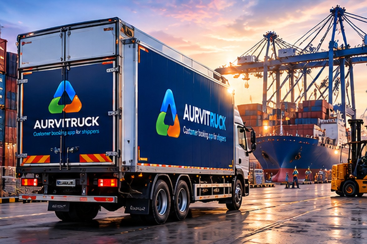 Reefer at the port